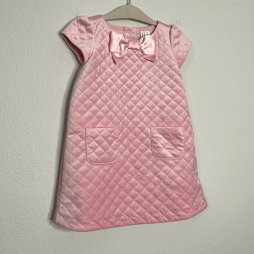 Janie and Jack velvet quilted dress size 2T